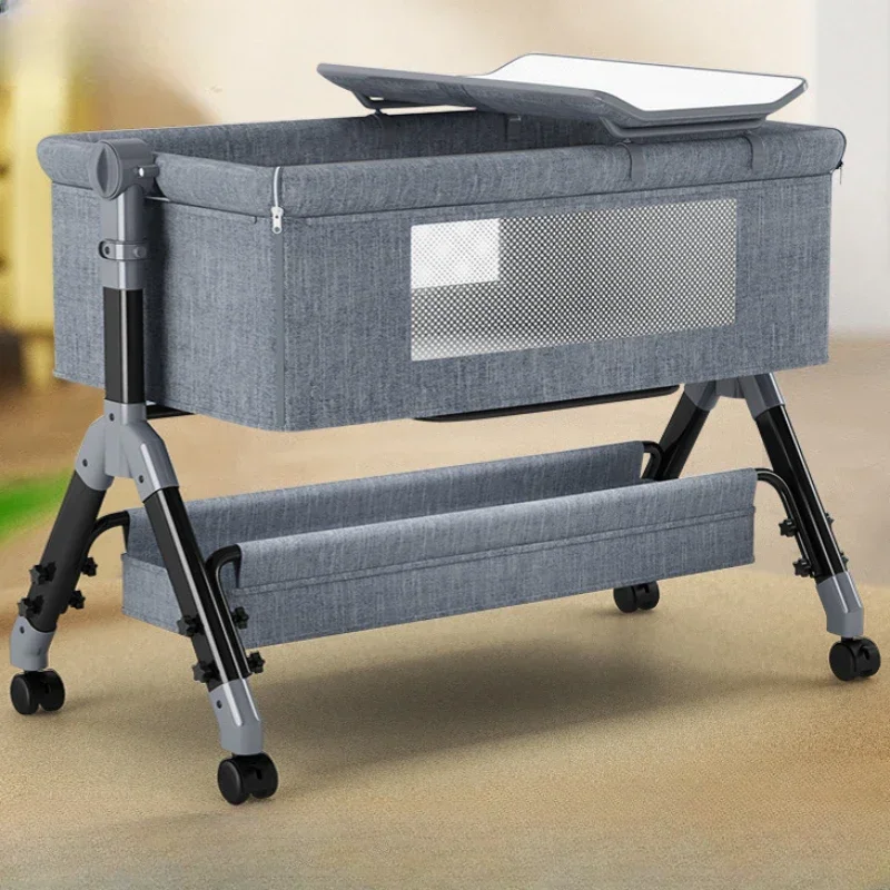 Baby Nursery Trolley - Подвижная кроватка, складная многофункциональная колыбель, безопасная