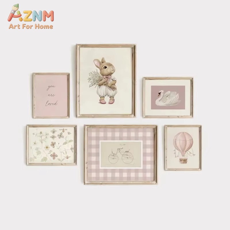 Baby Nursery Frames - Холст для украшения детской комнаты с