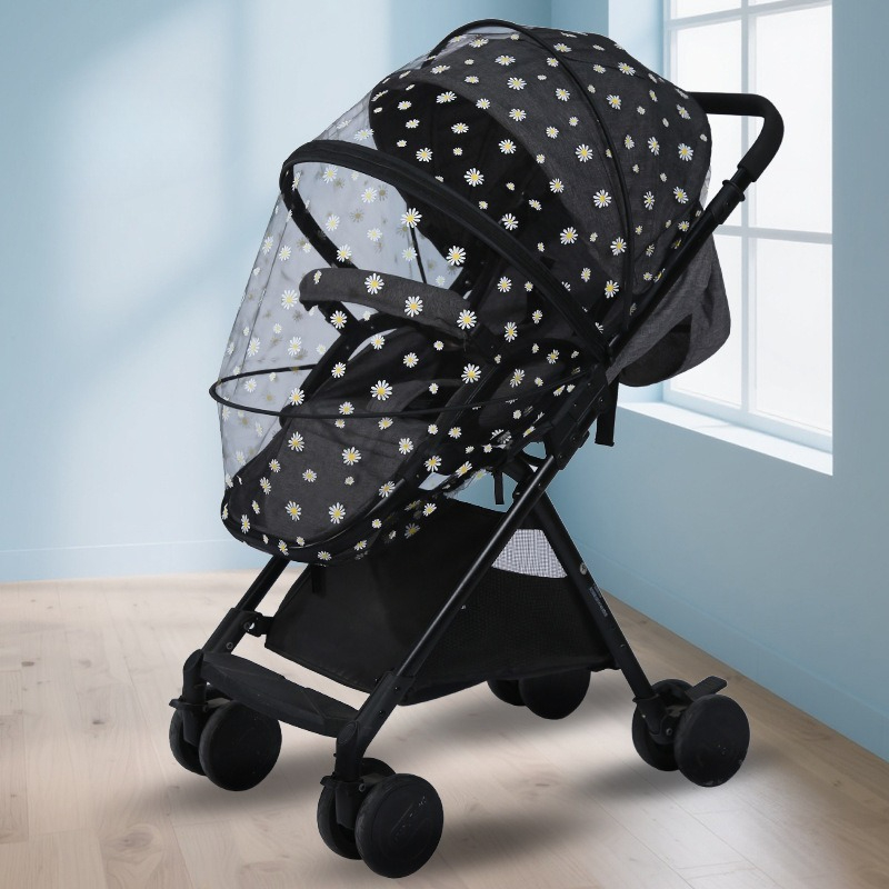 Baby Nursery Trolley - Универсальная противомоскитная сетка с принтом ромашек